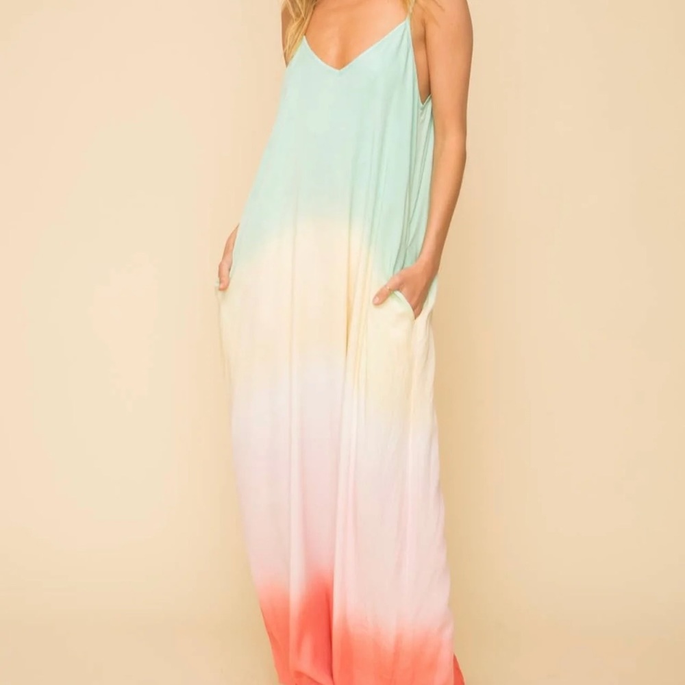 Rainbow Sorbet Maxi Dress